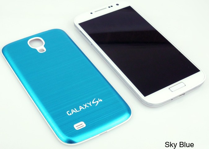 New replacement Battery Back Cover with black side for Samsung Galaxy S 4 I9500-Navy Blue [BC-I9500-01-NB]