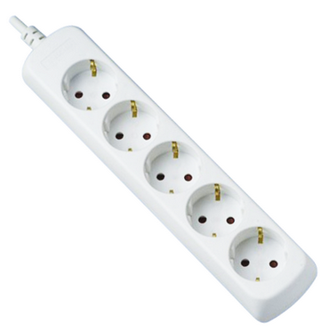 Losse stekkerdoos, 4 Sockets, wit [479-000270]
