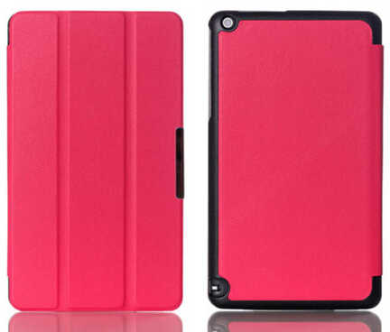 Magnetic Fold Leather Stand Case Stand Cover Sleeve for 8" Nvidia Shield table 8 Tablet-Orange [SLV-NV-SD8-OE]